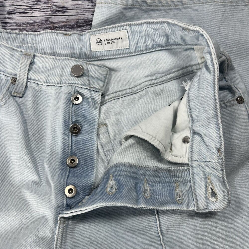 AG Adriano Goldschmied Clive Pintuck High Rise Jeans Women’s Size 29 - Picture 5 of 7